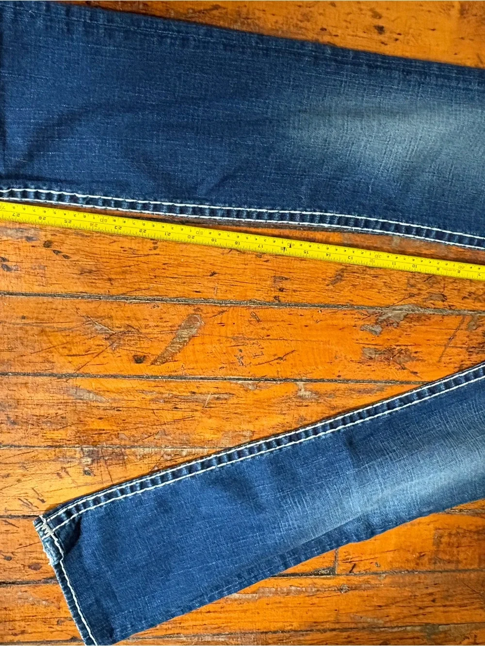 Vintage true religion billy super y2k low rise women’s Blue Bootcut Jeans 29 - Picture 9 of 9